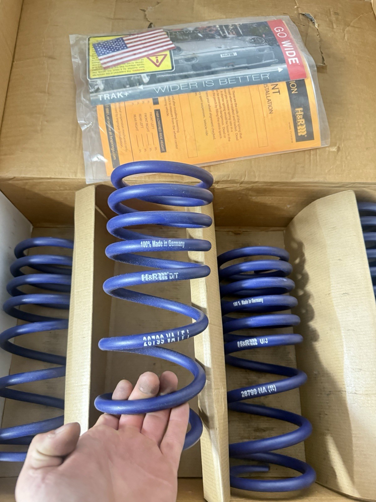 H&R 28799-1 Sport Spring For Ferrari 458