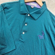Peter Millar Shirt Mens XL Striped Polo Pinehurst 1895
