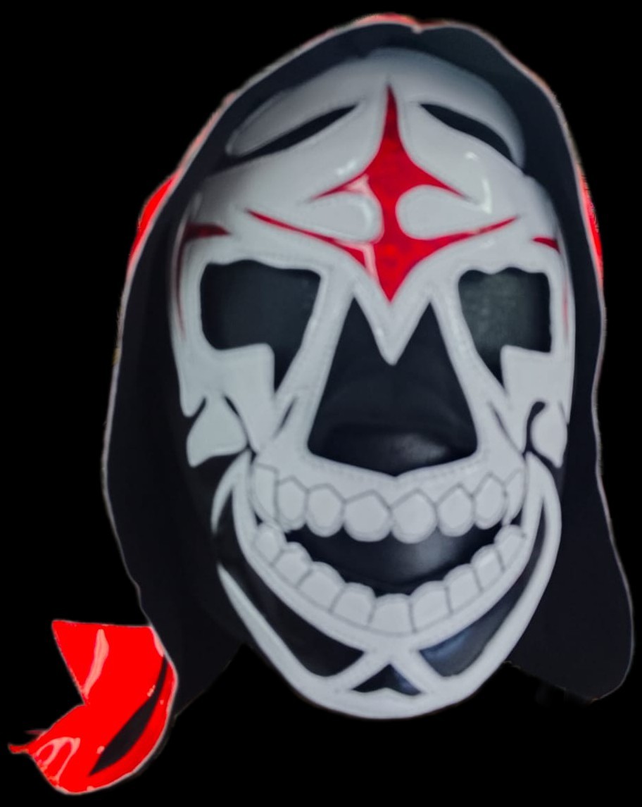 🔥LA PARKA AAA * ORANGE SEMI PROFESIONAL Mask Lucha Libre TOP