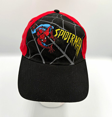Marvel Spider-Man Boys Hat Universal Studios Red Black Adjustable Cap 2019