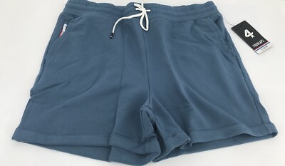 Four Laps Shorts Womens XL Blue Athletic Fit Rush Short French Terry