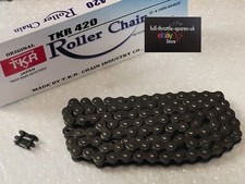 fits: YAMAHA FS1-E 50 DX 1977-1980 NEW TKR JAPANESE DRIVE CHAIN + SPLIT LINK