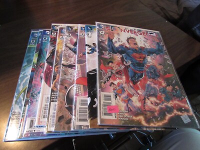 Convergence #0 1 2 3 4 5 6 7 8 DC Comic Book Set Complete EPIC EVENT #0-8 NICE