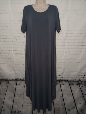Final Touch Women's Dress Size Large Gray    (C6)