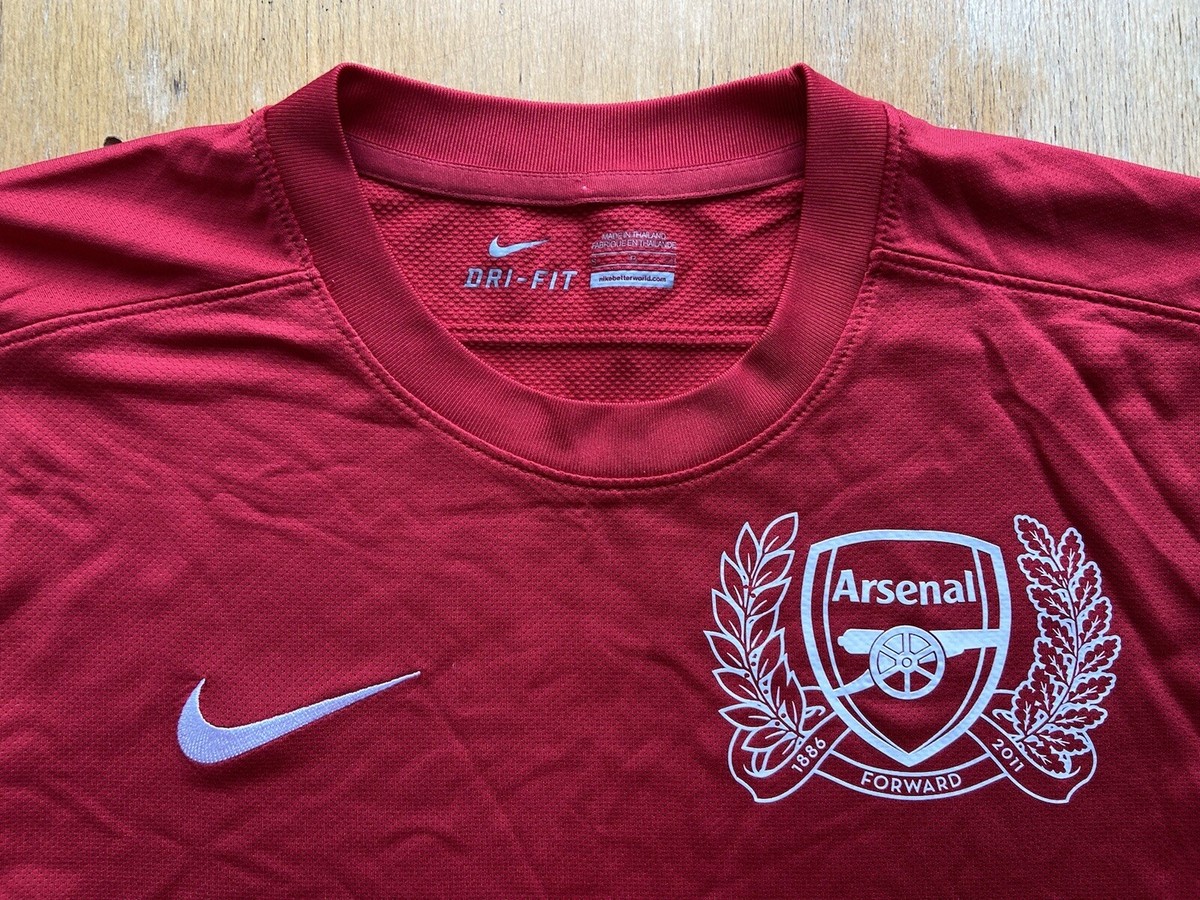 ARSENAL LONDON 2011 2012 HOME FOOTBALL SHIRT SOCCER JERSEY L