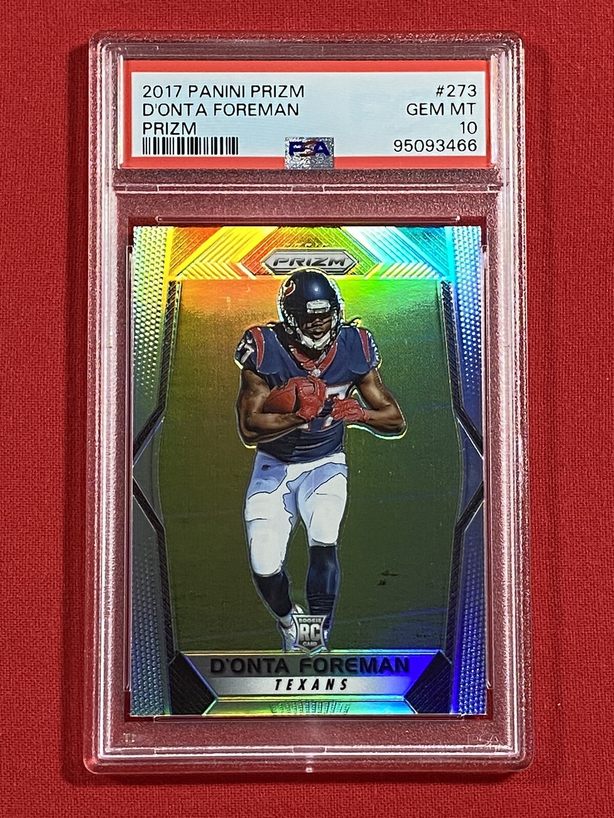 D'Onta Foreman Panini Prizm #273 Prizm