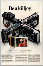 1966 Polaroid Camera 4 Models To Choose From Christmas Photo Print Ad