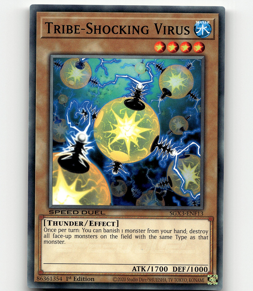 Tribe-Shocking Virus SGX3-ENF13 Speed Duel GX: Duelists of Shadows