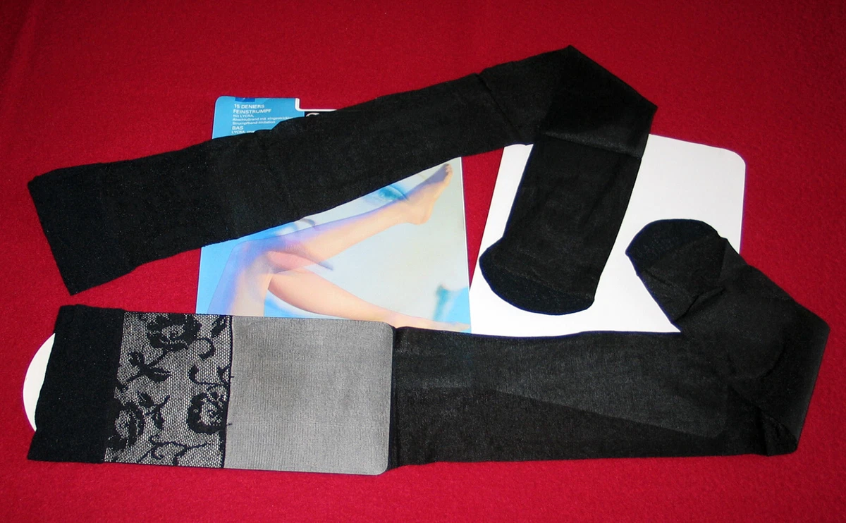 BAS NYLON DD JUNIOR coloris Zibeline. Taille 2. French vintage stockings. EUR 10,99 - FR