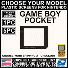 NEW Screen Lens for Nintendo Game Boy Pocket GBP Replacement Adhesive