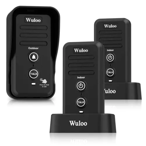 Wuloo 0.5Mile Long Range Home Security Wireless Doorbell with Rechargeable Stand - Picture 11 of 12