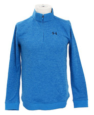 Under Armour Youth Boy's XL Blue 1/4 Zip Sweaterfleece Long Sleeve Shirt Golf