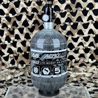 #ad NEW HK Army Aerolite Air System 68 4500 Clear Carbon Black $179.95