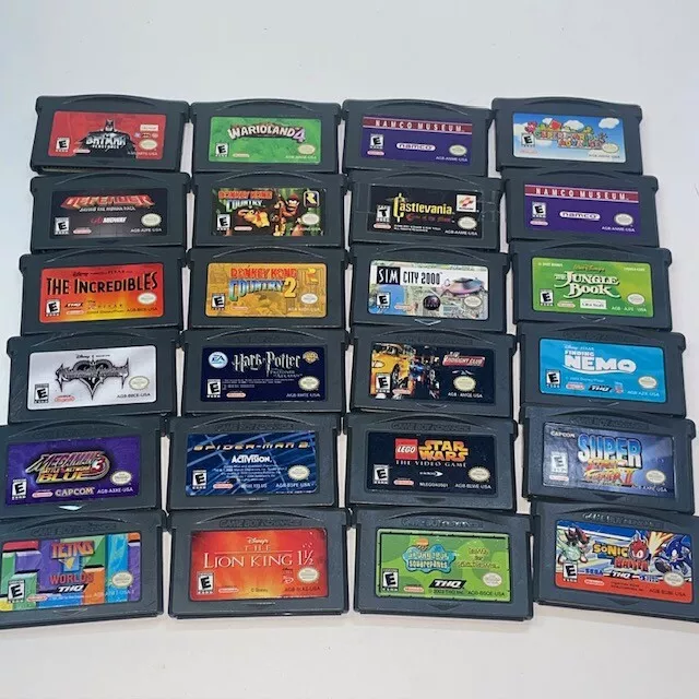 Nintendo Gameboy Advance GBA Games All Authentic & Tested 