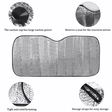 Foldable Car Windshield Front Window Sun Shade Cover Visor UV Block Protector