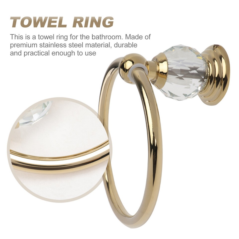 Stainless Steel Towel Rings Hand Towel Holder Bathroom Towel Holder eBay