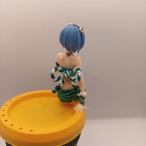 Rem Re:Zero Demon Costume Anime Figure Noodle Stopper Another Colour Ver FuRyu - Picture 4 of 7