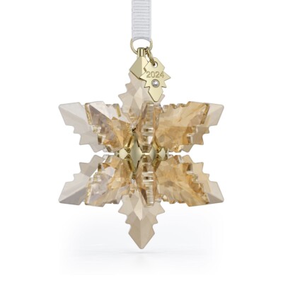Swarovski Crystal 2024 ANNUAL EDITION FESTIVE 3D Gold Christmas