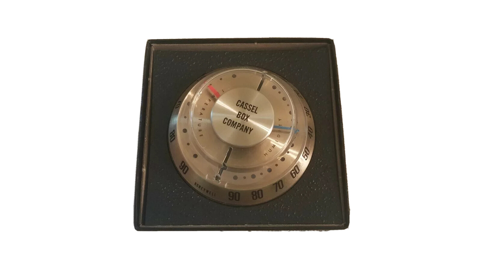 HONEYWELL Weather Station Temperature Humidity Cassel Box Company NOS