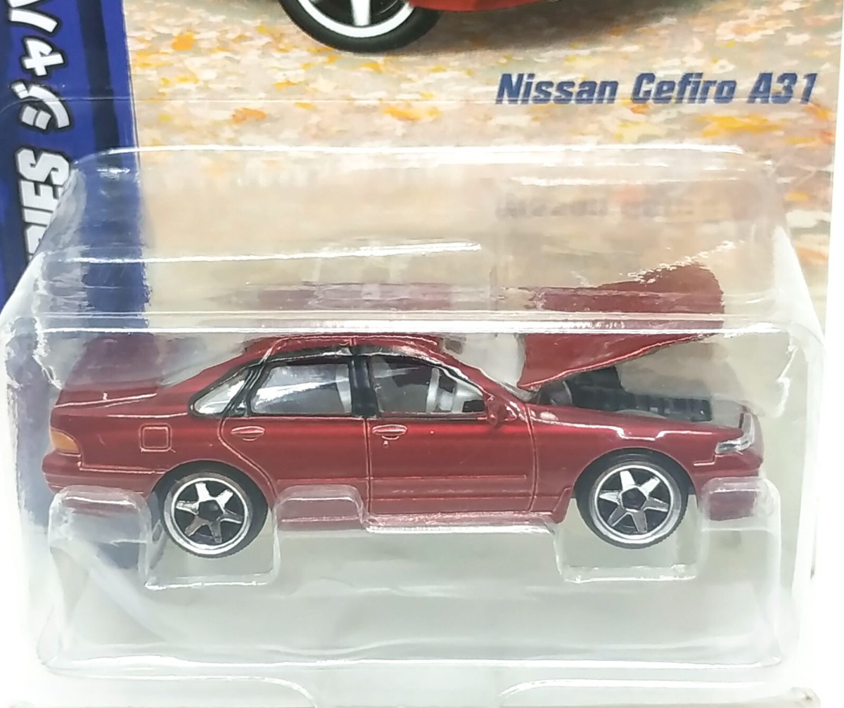 Majorette Nissan Cefiro A31 Japan Series Red / White Interior 1:58
