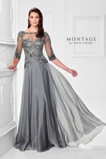 MONTAGE by MON CHERI 117901, size 8, color Silver