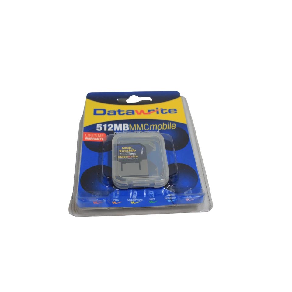 DataWrit MultiMedia Card 512MB RS-MMC Type Memory Card Camera Phone noika sd PDA - Image 3 of 3