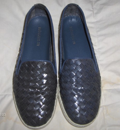Chantal Slingback in pelle intrecciata Nero e Bianco Nuova Collezio