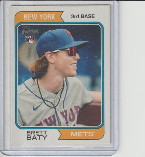 2023 Topps Heritage - #265 Brett Baty (RC)
