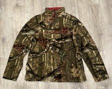 Mossy Oak Break-Up 1/4 Zip L 12-14 Camouflage Women's Fleece Sweatshirt