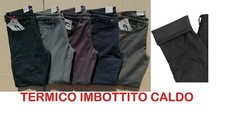 MAXI SCONTO!! ULTIMI Pantaloni Jeans MastinoTermico Uomo Imbottito Elasticizzato