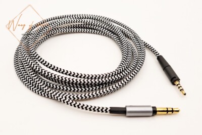 Nylon 3.5mm To 2.5mm Hi-Fi Audio Cable - For Sennheiser On/Over Ear Headphones