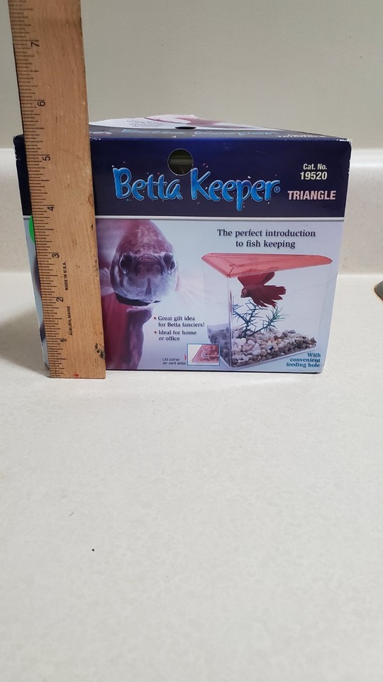Betta Fish Tank New In Box Aquarium Japanese Fighting Fish Pet Supplies
