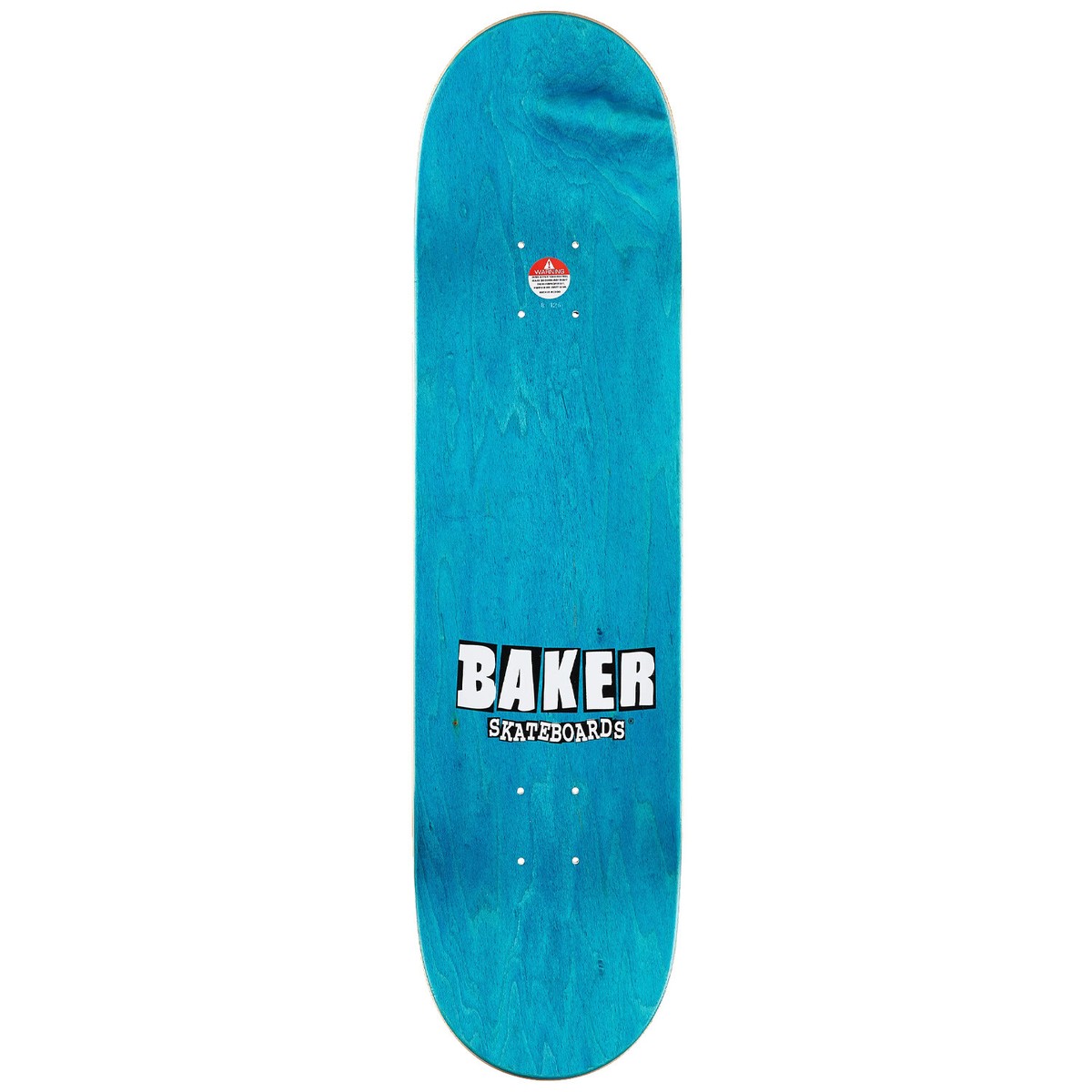 Baker Skateboard Deck Brand Logo Red/White 7.3
