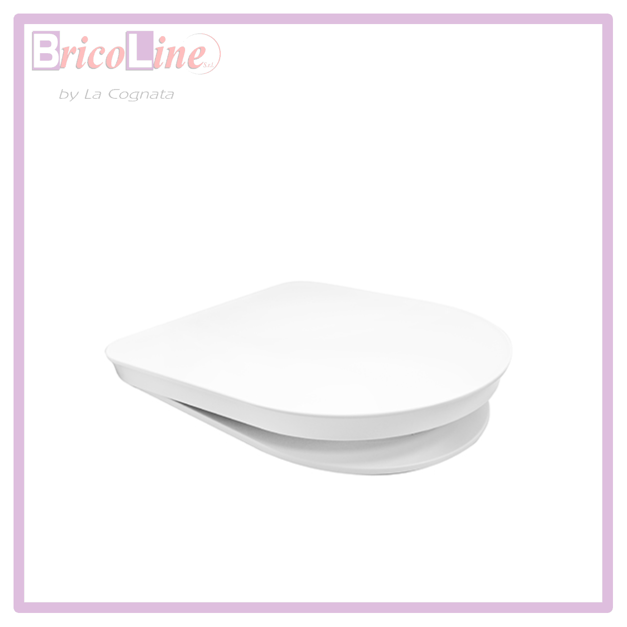 SEDILE WC SOFT CLOSE VASO FILO MURO/SOSPESO SERIE JASMINE