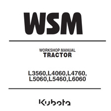 Service manual for Kubota L4760 L3560 L4060 L5060 L5460 L6060 On Memory Stick