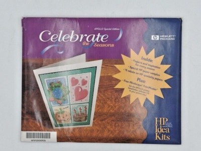HP Celebrate The Seasons Greeting Card Maker CD Software Apollo Special Edition