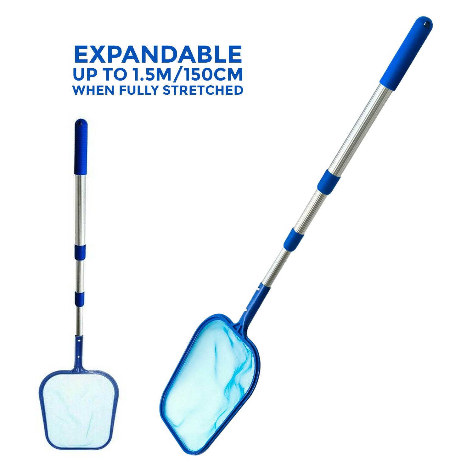 RED DE MALLA DE MALLA DE 3 VÍAS CON POSTE TELESCÓPICA DE HOJAS DE PISCINA