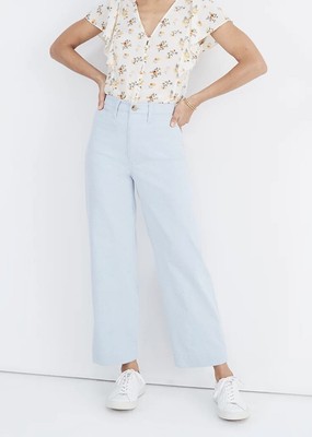 madewell Slim Emmett Wide-Leg Crop 