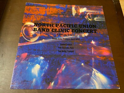 North Pacific Union Band Clinic Concert~1972 PRIVATE LP~School~Leno~Pac NW jazz