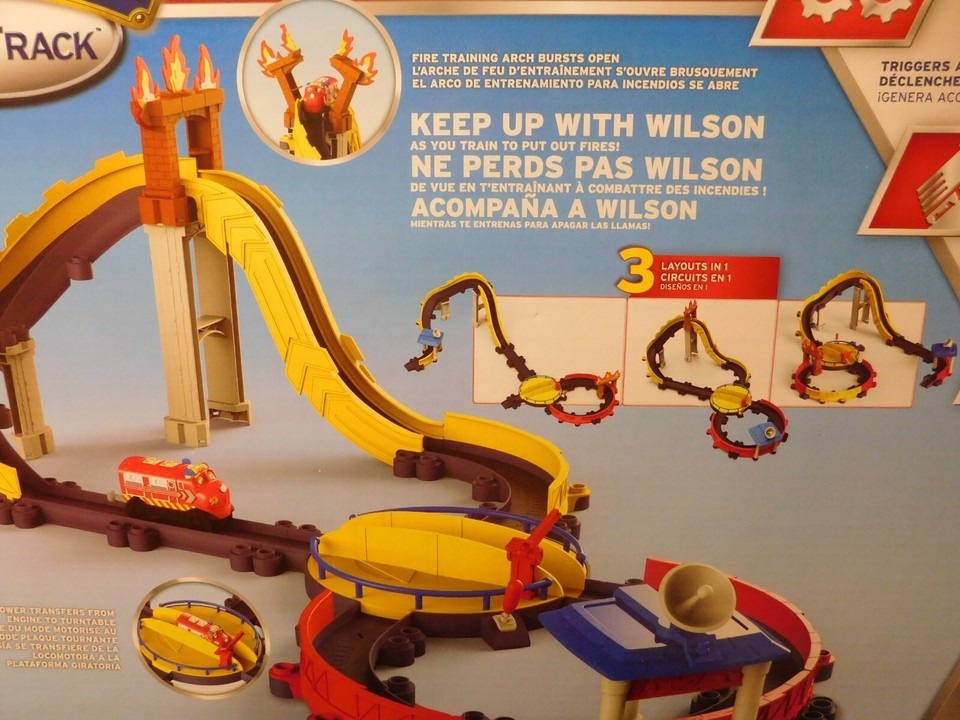 TOMY Chuggington Stack Track Motorized Rescue Fire Arch Wilson | eBay