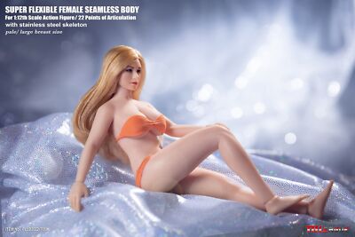 1/12 scale TBLeague Seamless Plump Female 6'' figure w/ head Phicen PALE T05A