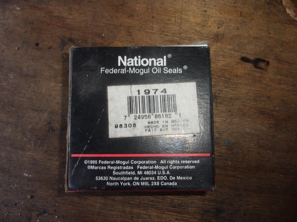 National Wheel Seal деталь No 1974 - Изображение 3 из 3