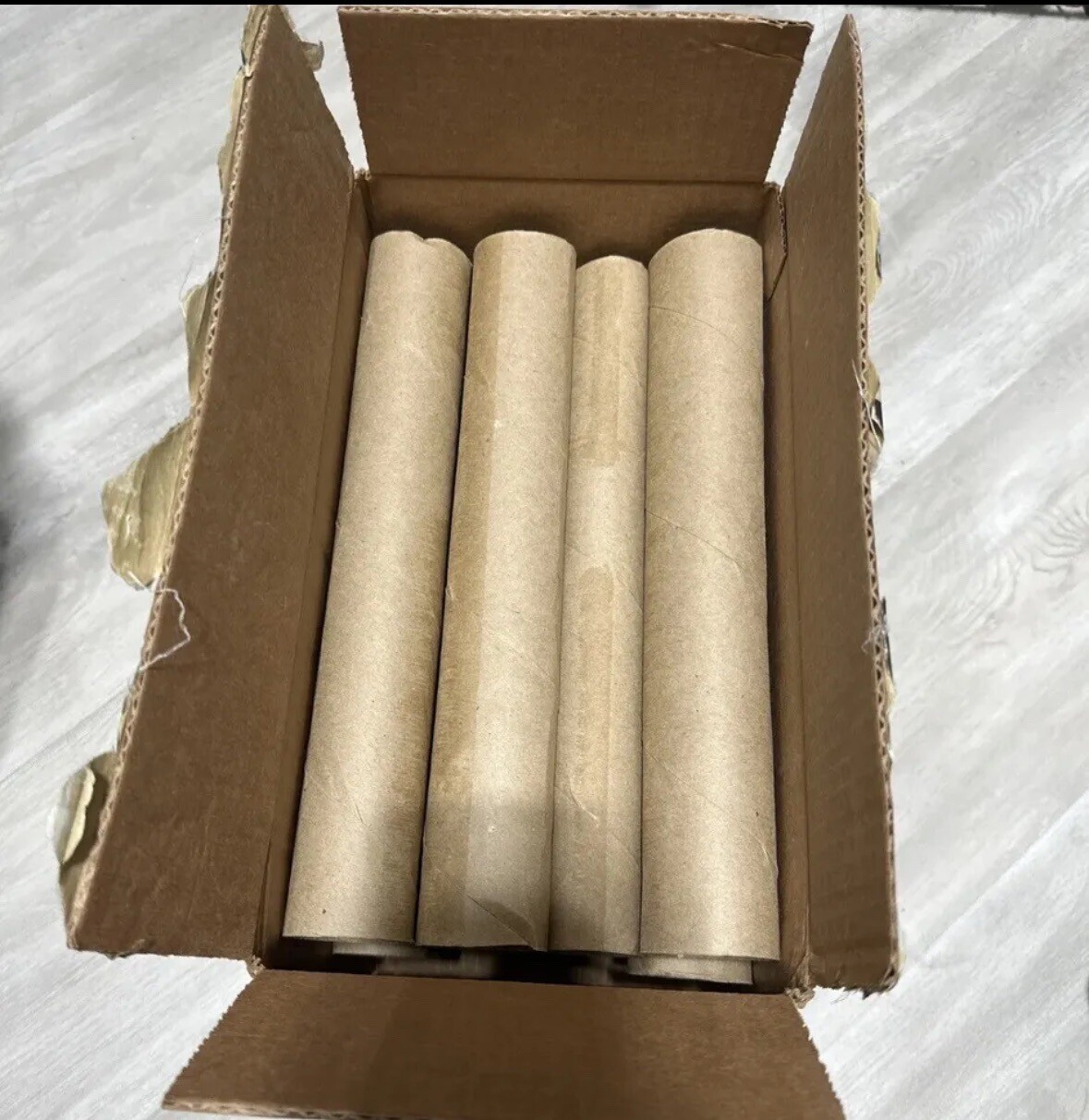 23 Empty Paper Towel Rolls Clean Cardboard Tubes For School Projects/Crafts/Home