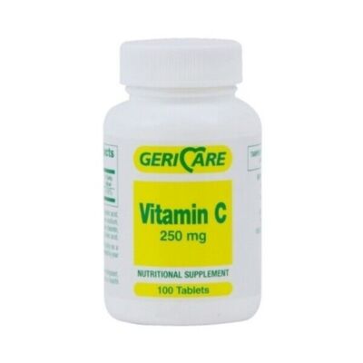 MCK Vit C Supplement Geri-Care  Ascorbic Acid 250 mg Strength Tablet 100 per 1BT