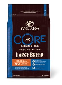 wellness core chicken dog food