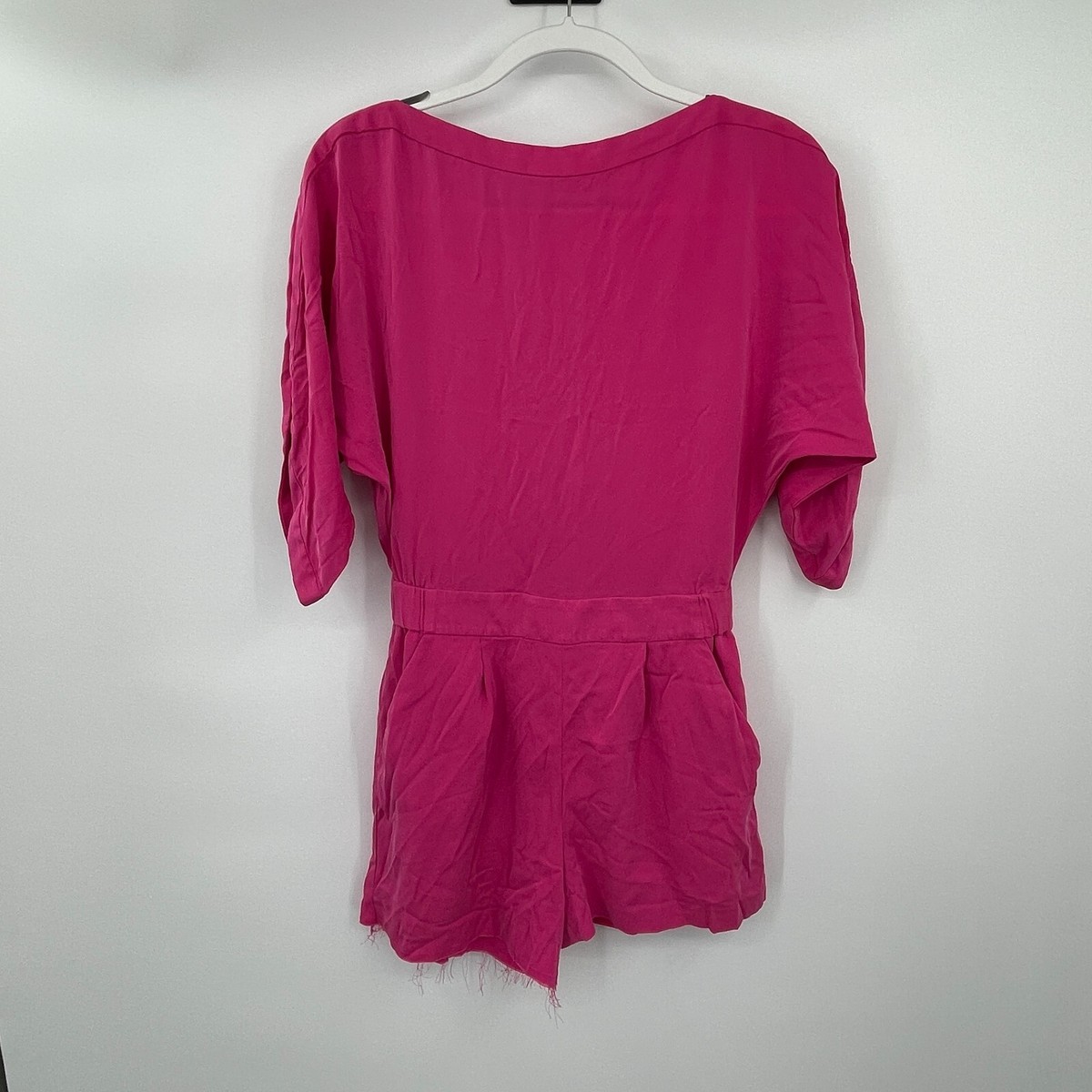 Diane von Furstenberg Womens Romper 4 Pink Silk Blend Casual  display picture 1