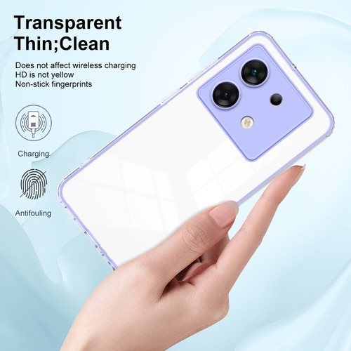 For Infinix Zero 30, Shockproof Hybrid Armor Bumper Clear Crystal Cover Case - Zdjęcie 5 z 25