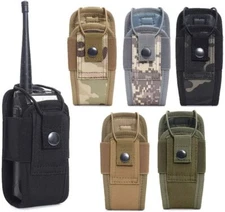 Outdoor Sports Molle Assault Combat Hiking Bag Tactical Interphone Pouch US FAST