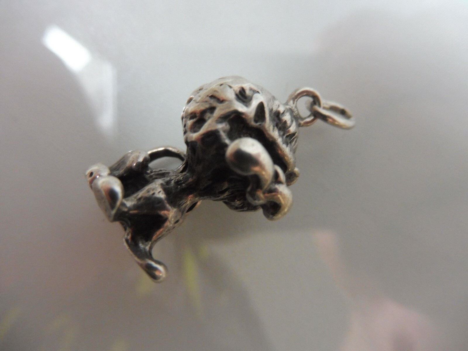 Lion, Pendant, 800 Silver, Solid Silver- Figurine… - image 1