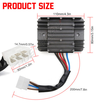20A Voltage Regulator Rectifier For Honda GX240 GX270 GX340 GX390